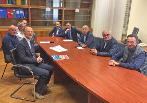 La delegazione di Confagricoltura ricevuta in Provincia a Cuneo
