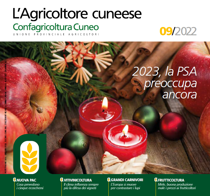 Copertina de l'Agricoltore Cuneese del mese di dicembre