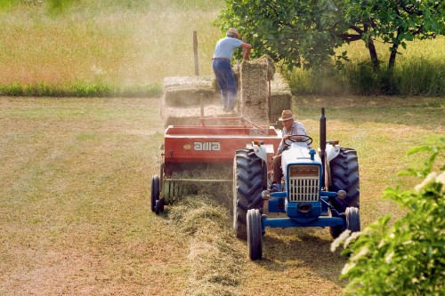 agricoltura-fieno-campo-trattore